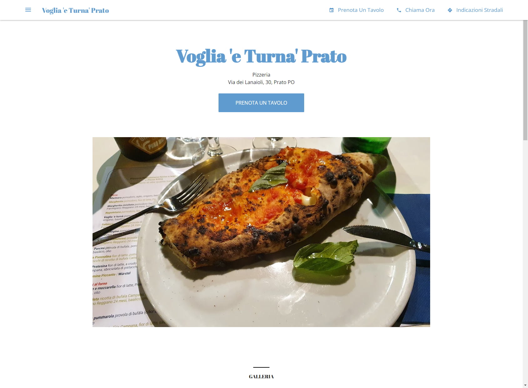 VOGLIA ‘E TURNA’