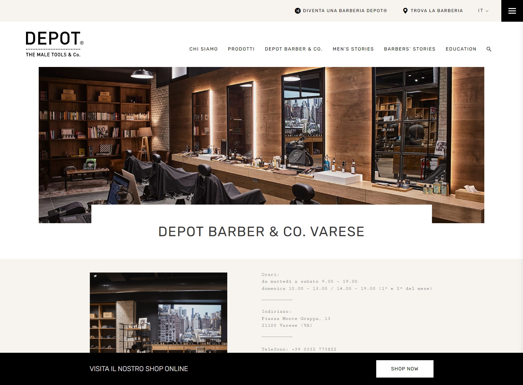 DEPOT BARBER - Varese