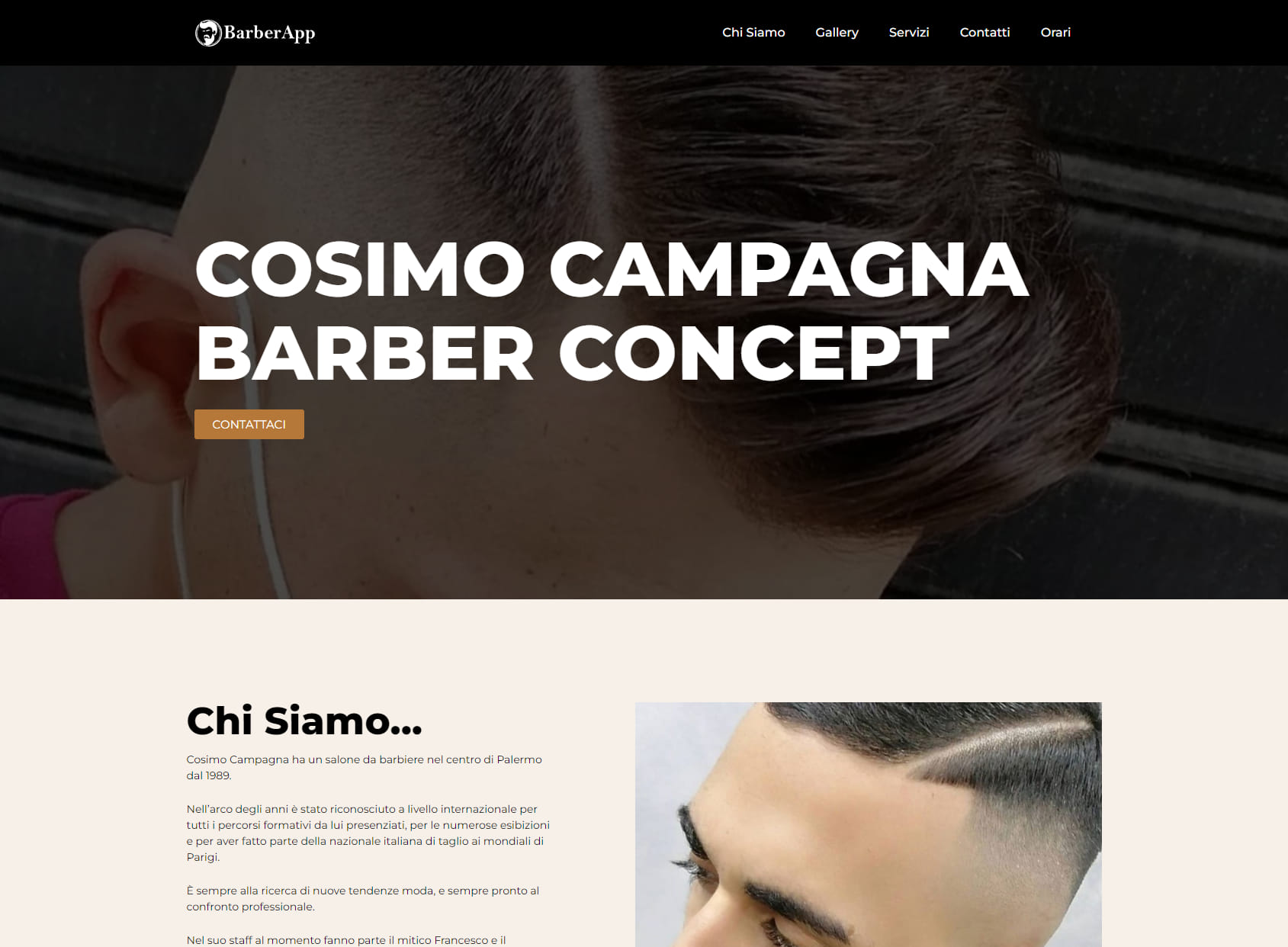 Cosimo Campagna Barber Concept