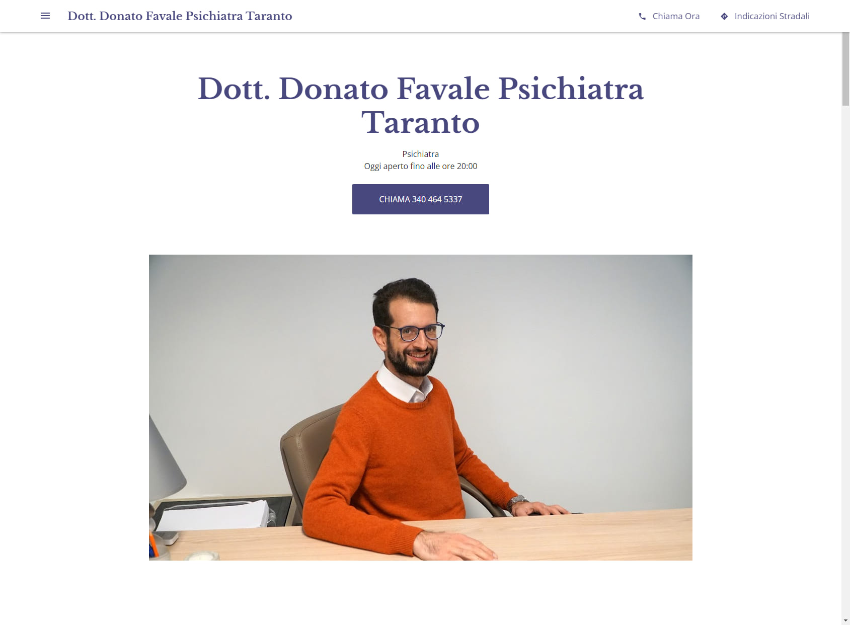 Dott. Donato Favale Psichiatra Taranto