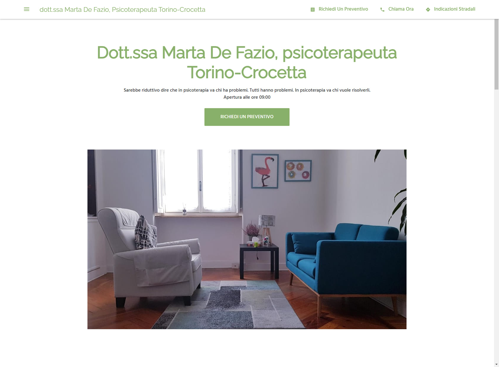 dott.ssa Marta De Fazio, Psicoterapeuta Torino-Crocetta