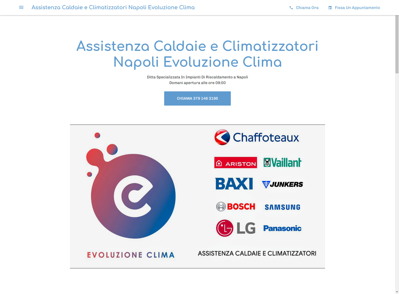 Assistenza Caldaie e Climatizzatori Napoli Evoluzione Clima