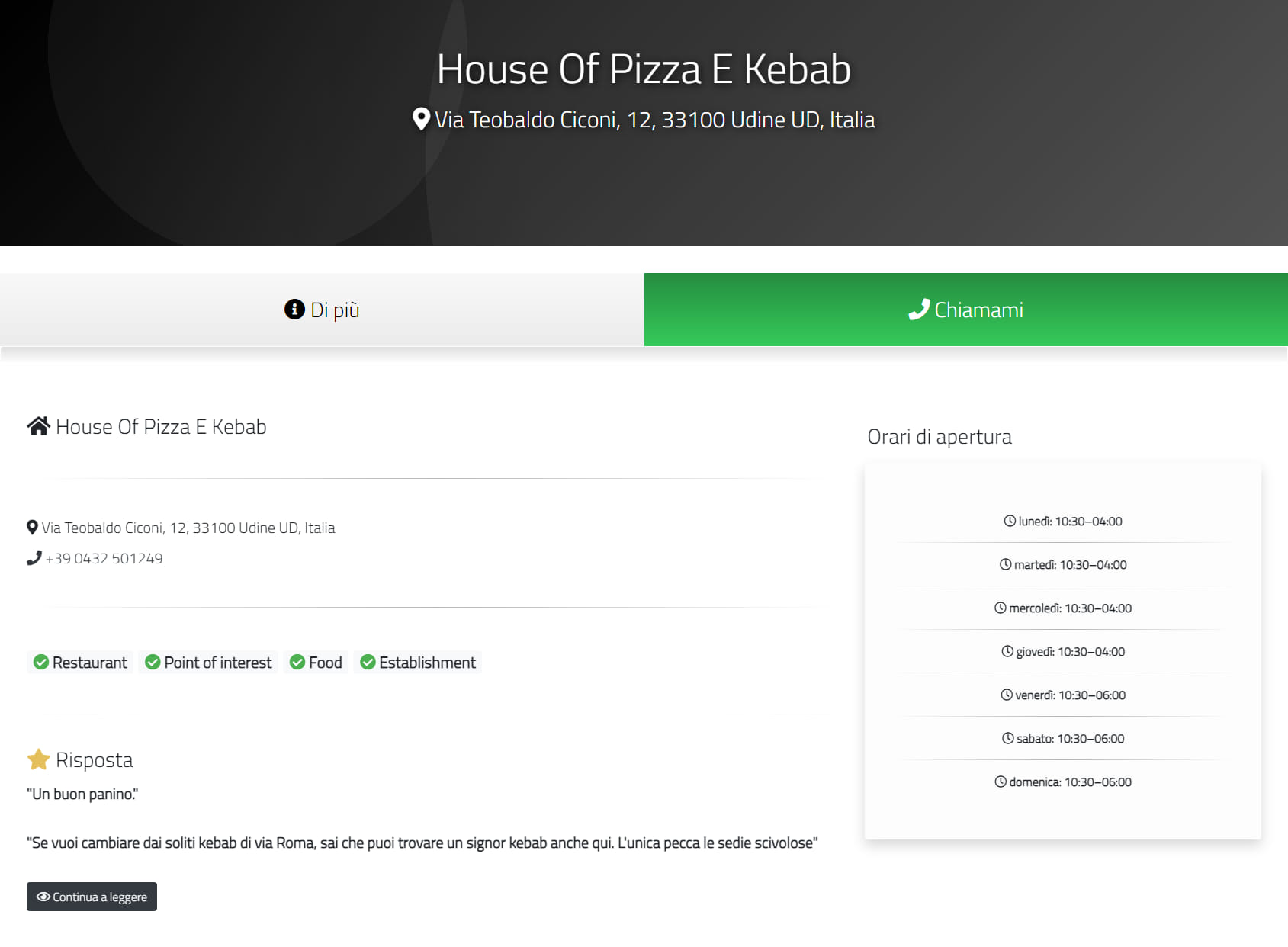 House Of Pizza E Kebab