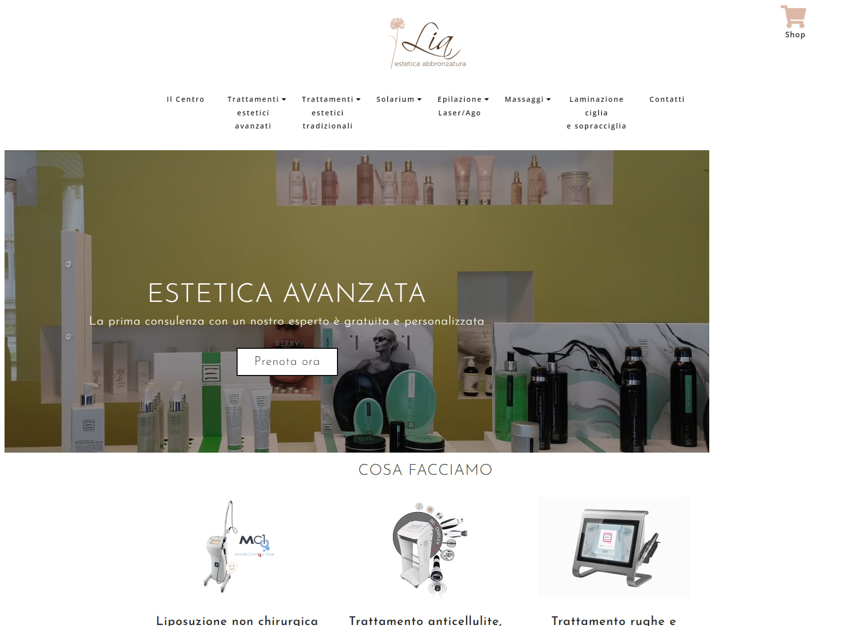 Estetica Lia - Centro estetico, solarium, abbronzatura, massaggi a Reggio E.