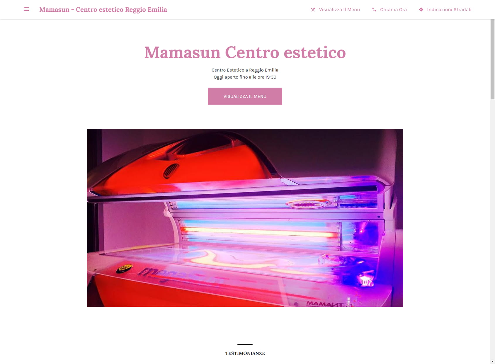 Mamasun - Centro estetico Reggio Emilia