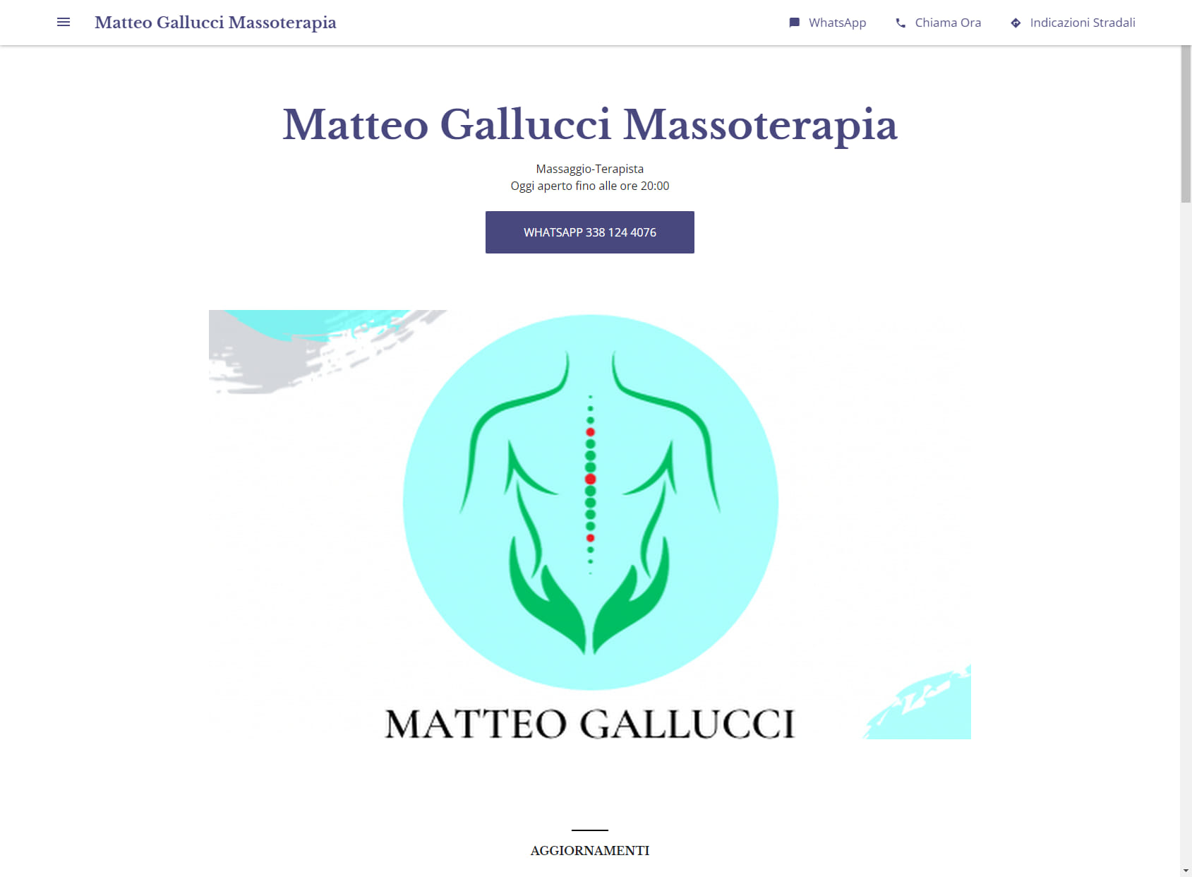 Matteo Gallucci Massoterapia