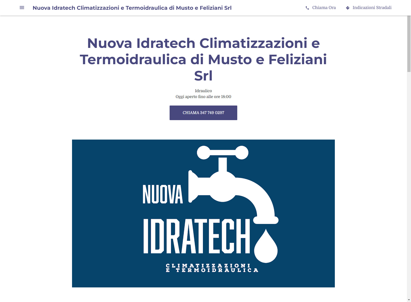 Nuova Idratech Climatizzazioni e Termoidraulica di Musto e Feliziani Srl