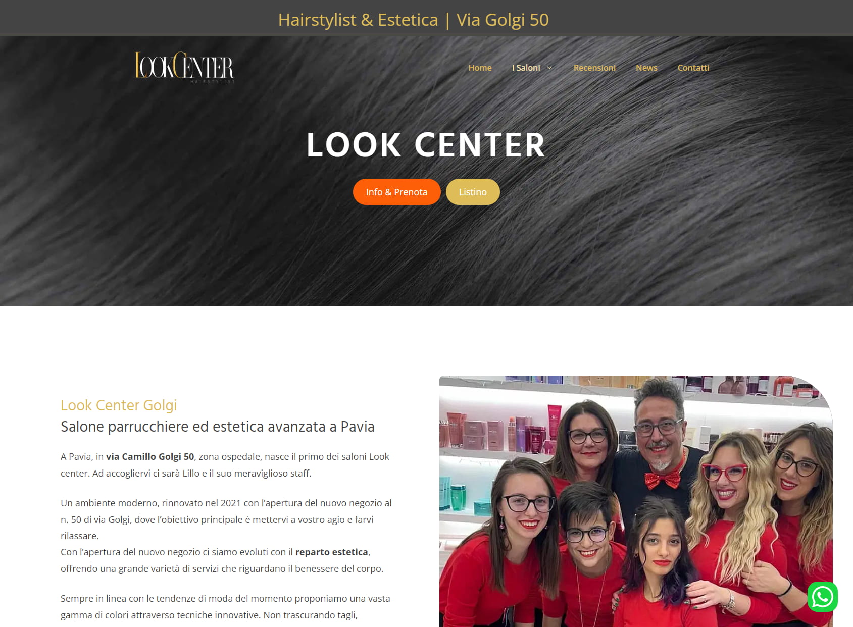 Look Center - Hairstylist & Estetica - Parrucchiere Pavia