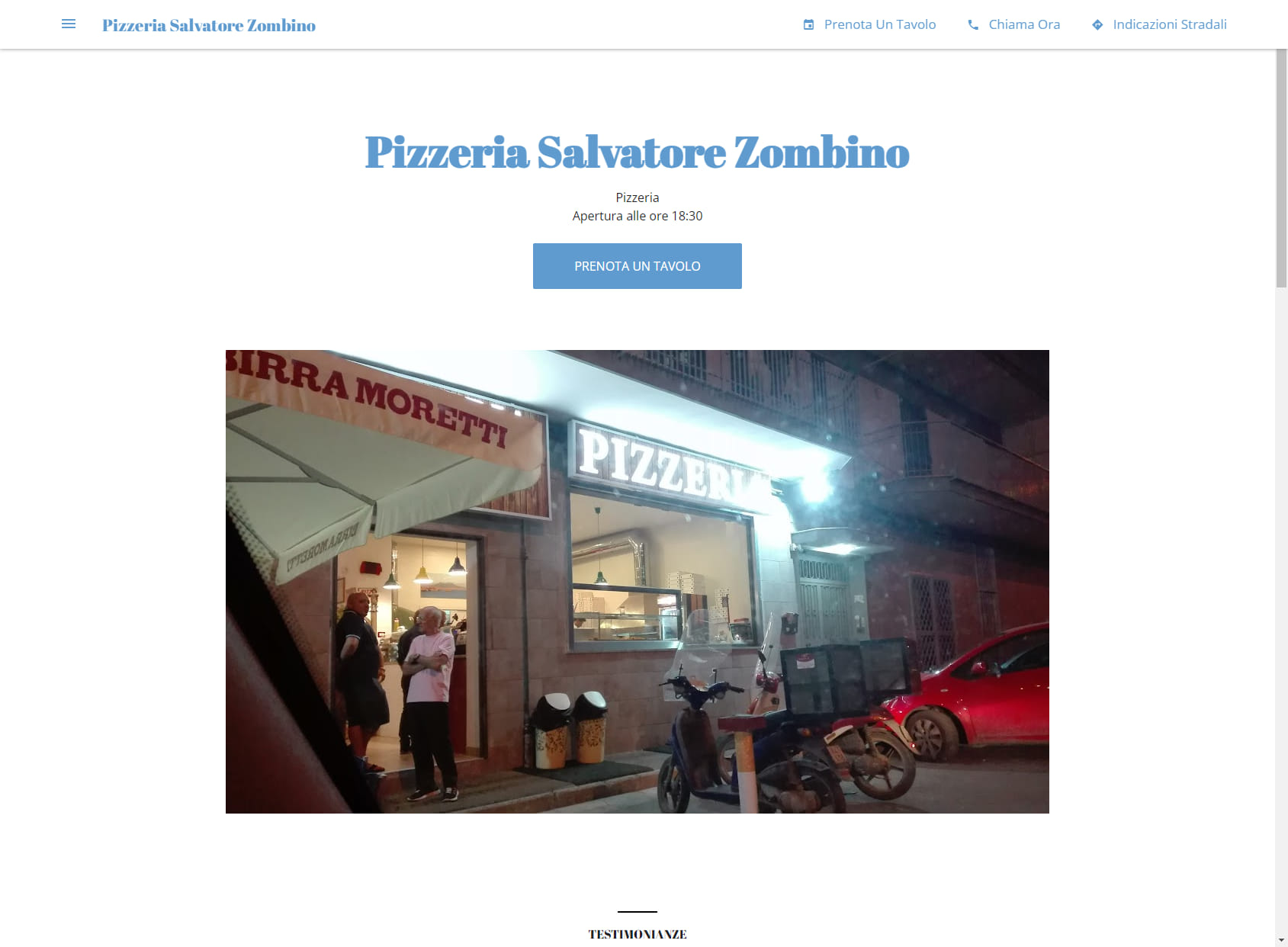 Pizzeria Salvatore Zombino