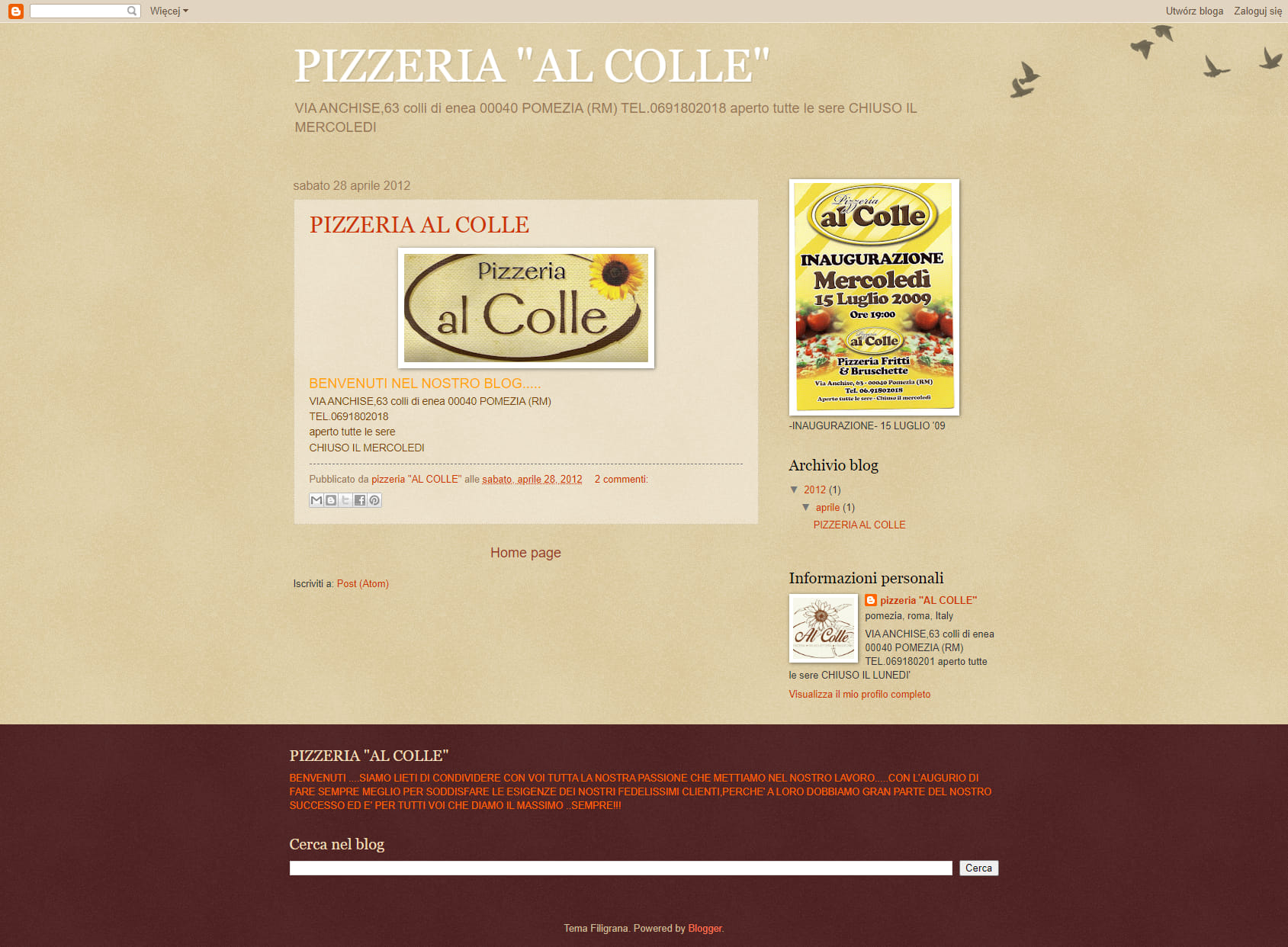 Pizzeria Al Colle