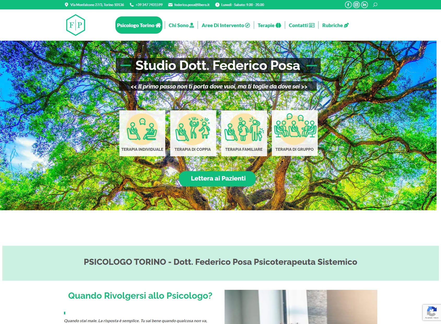 Dott. Federico Posa - Psicologo Psicoterapeuta Sistemico