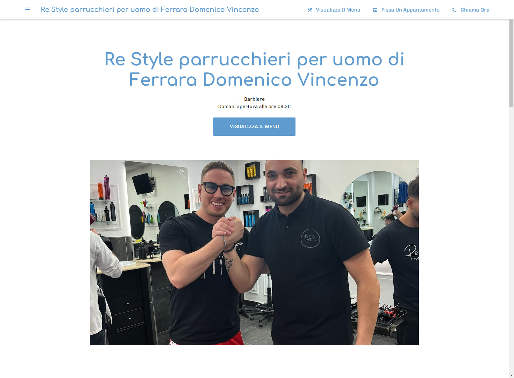 Re Style parrucchieri per uomo di Ferrara Domenico Vincenzo