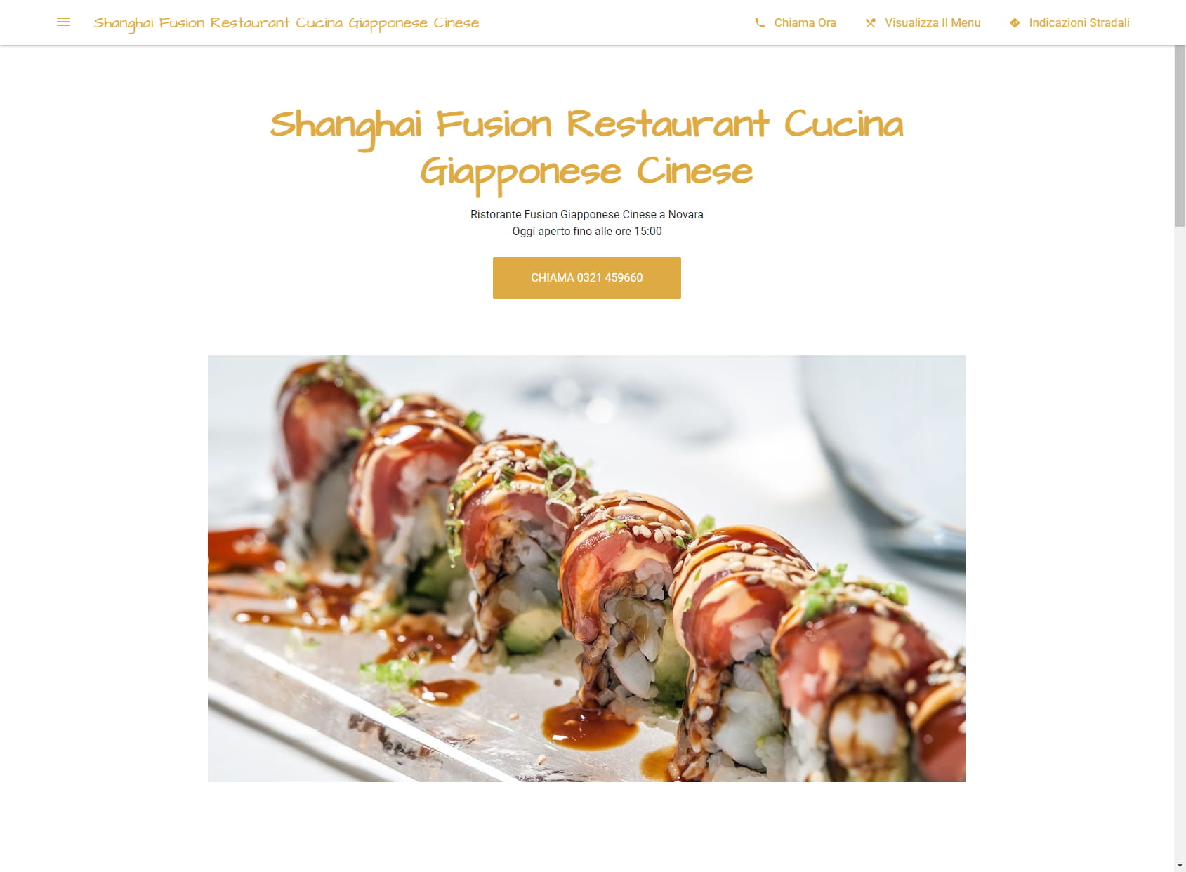 Shanghai Fusion Restaurant Cucina Giapponese Cinese