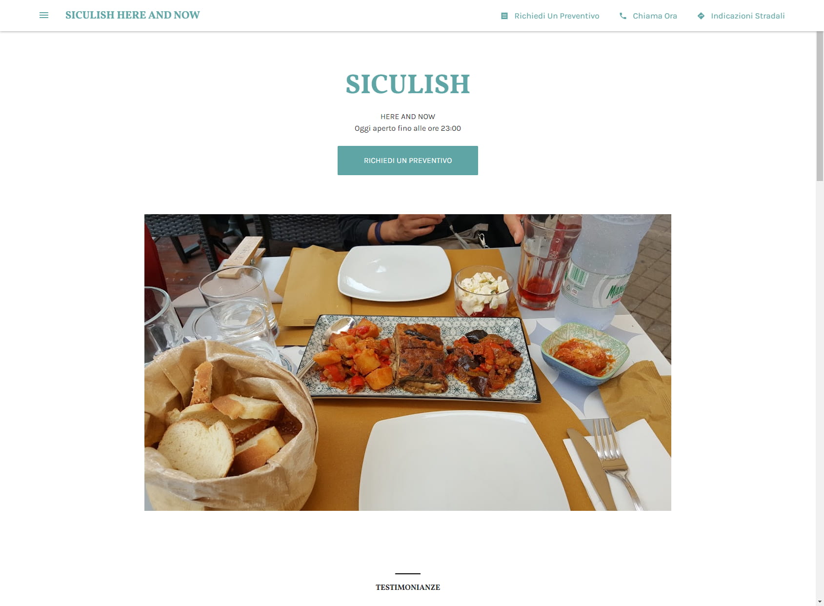 SICULISH HERE AND NOW