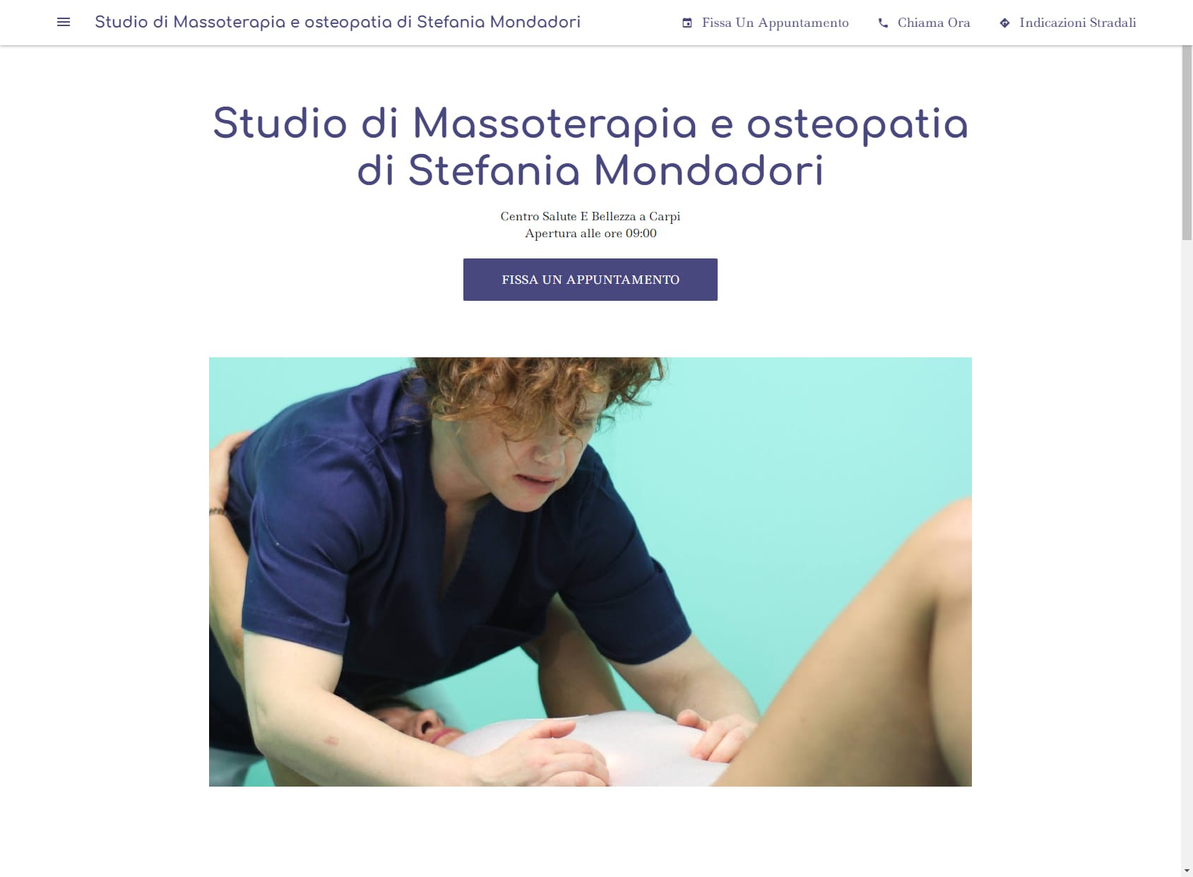 Studio di Massoterapia e osteopatia di Stefania Mondadori