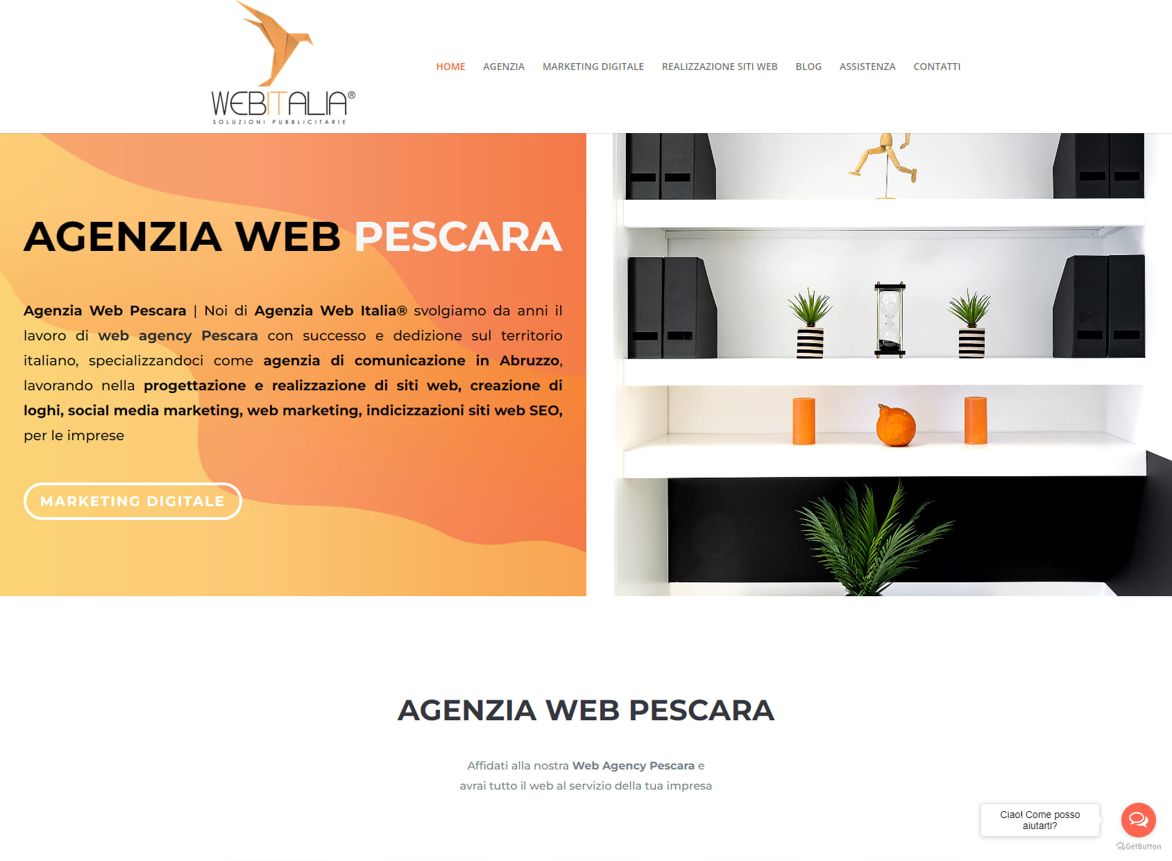 Web Italia - Web Agency Pescara, Realizzazione siti web