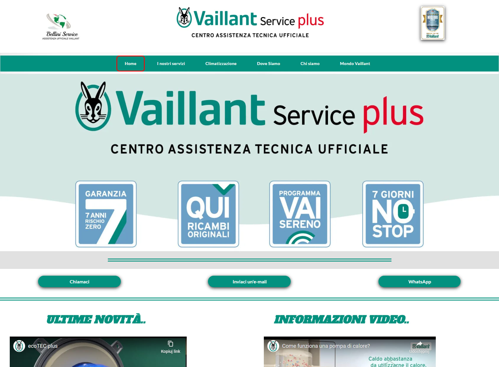 Vaillant Service Plus - Bellini Service