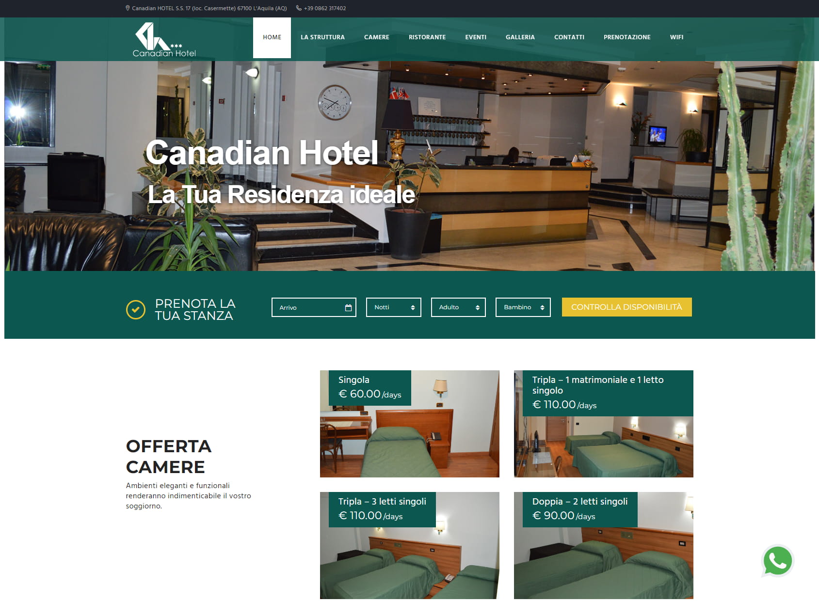 Hotel Canadian Ristorante Bar