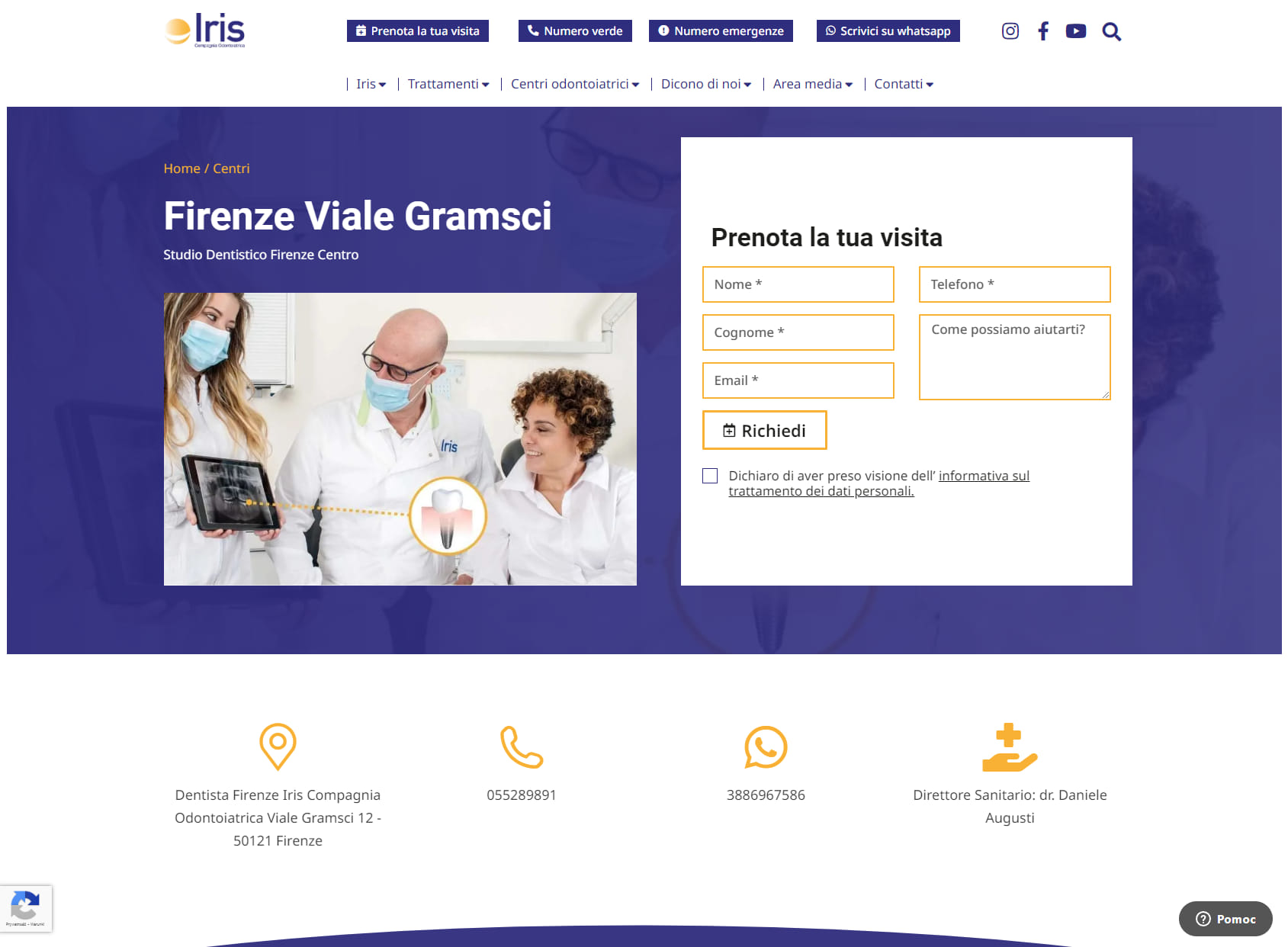 Dentista Pisa | Iris Compagnia Odontoiatrica
