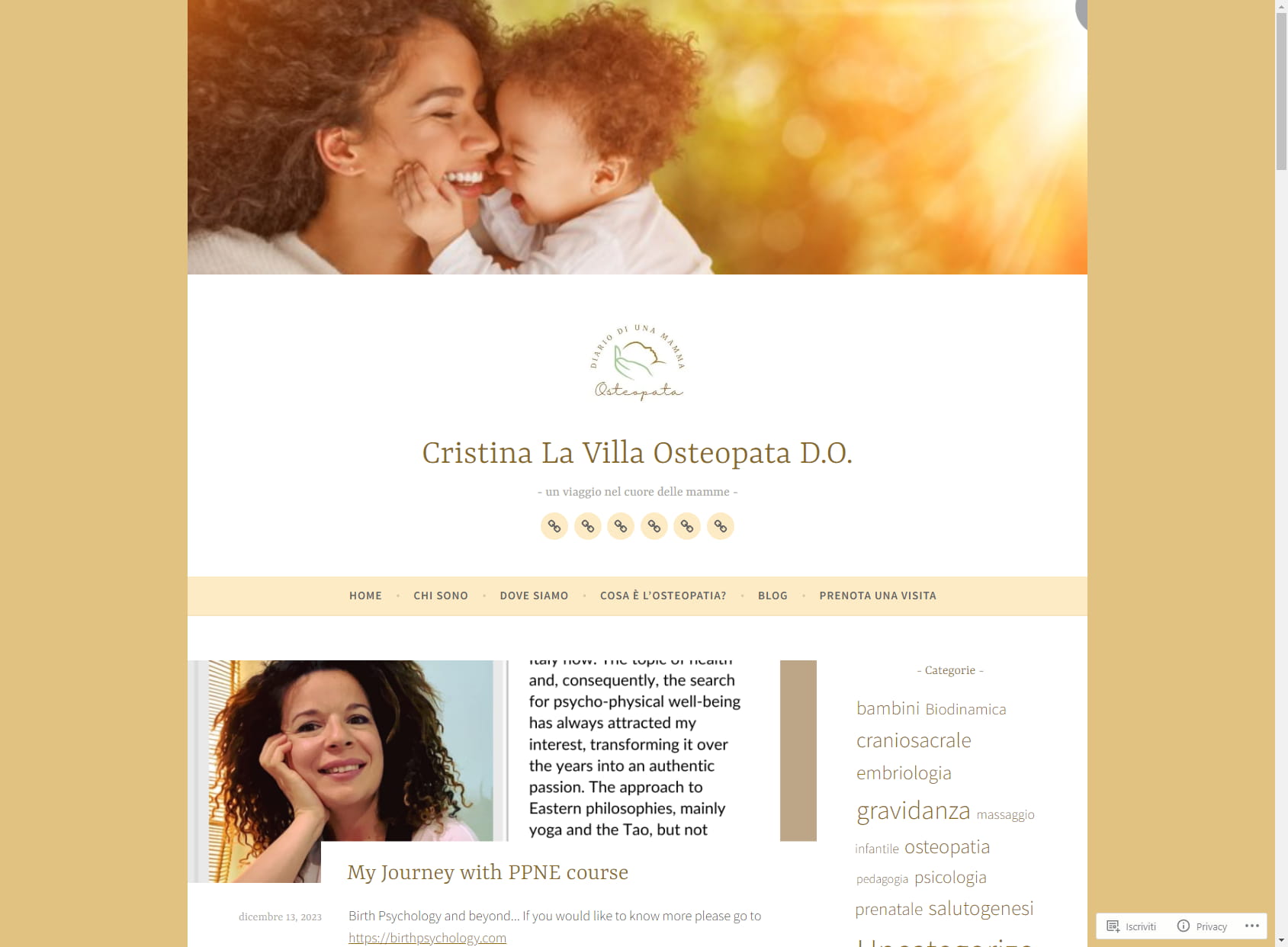 Osteopata D.O. Cristina La Villa