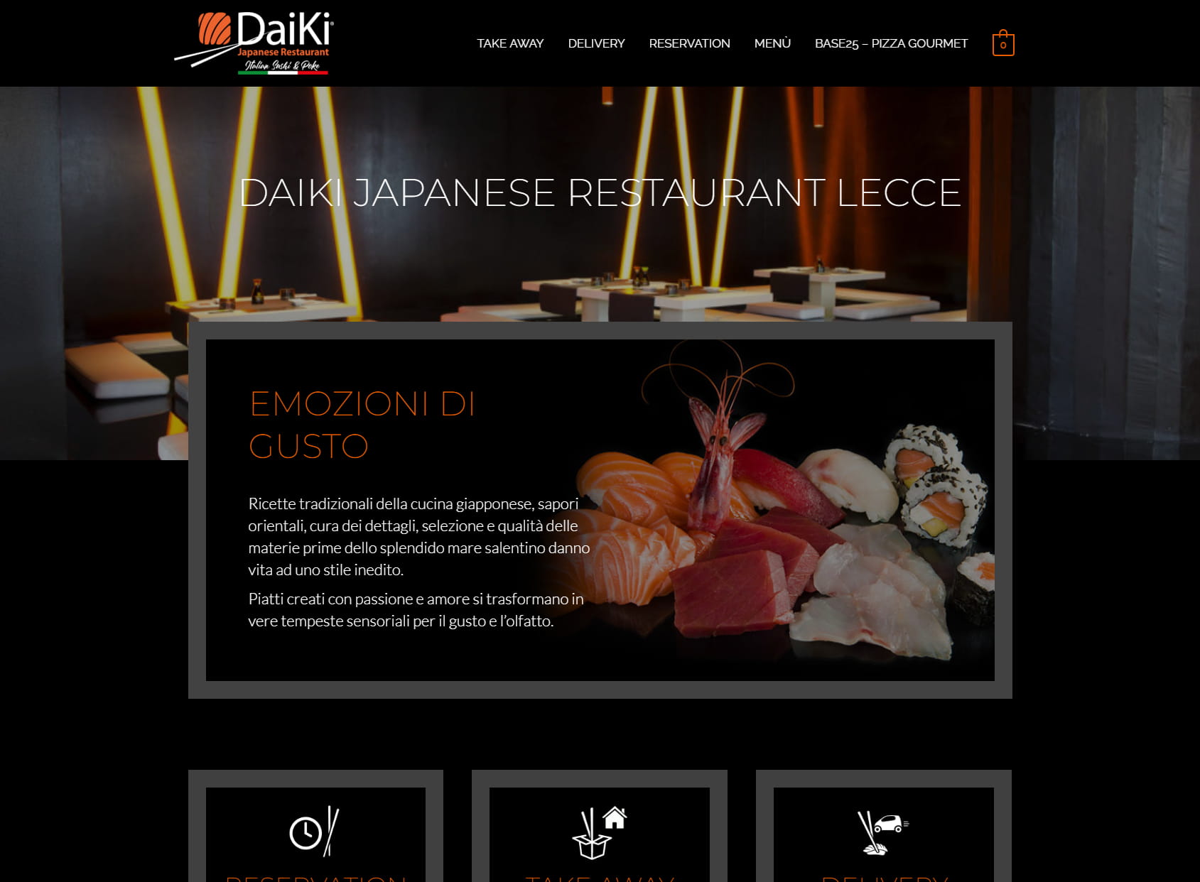 Daiki Japanese Restaurant Lecce | Ristorante | Take-Away | Delivery - Cucina Giapponese Gestione Italiana