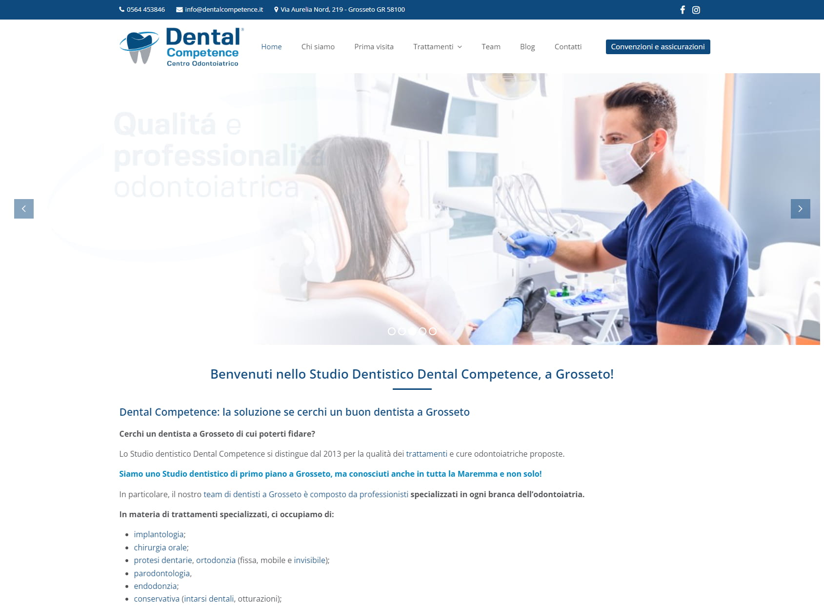 Centro Odontoiatrico Dental Competence - Dentista Grosseto