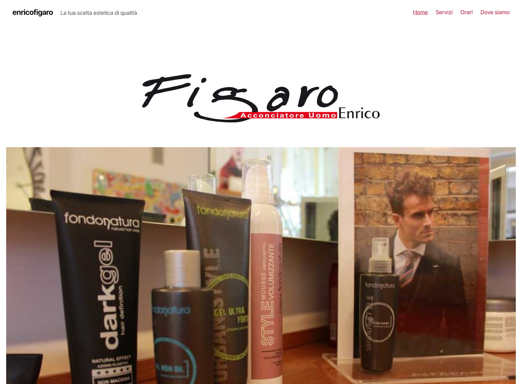 Enrico Figaro Hairstylist for man