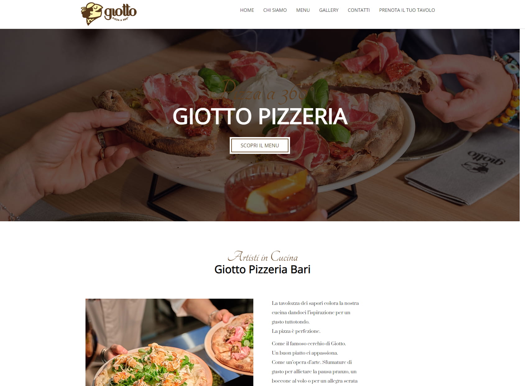 Giotto | Ristorante Pizzeria Bari