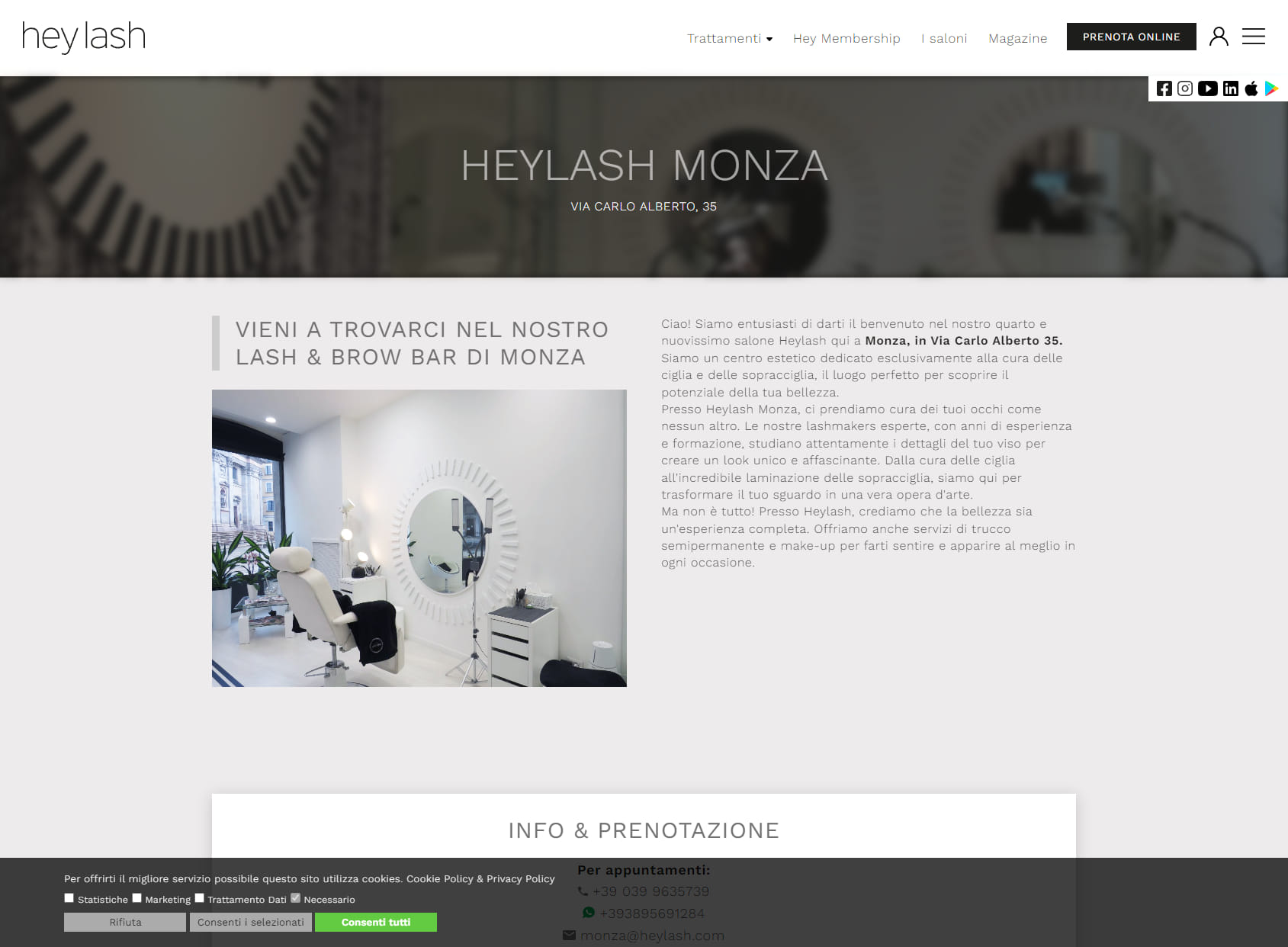 Heylash | Extension Ciglia, Microblading, Laminazione a Monza