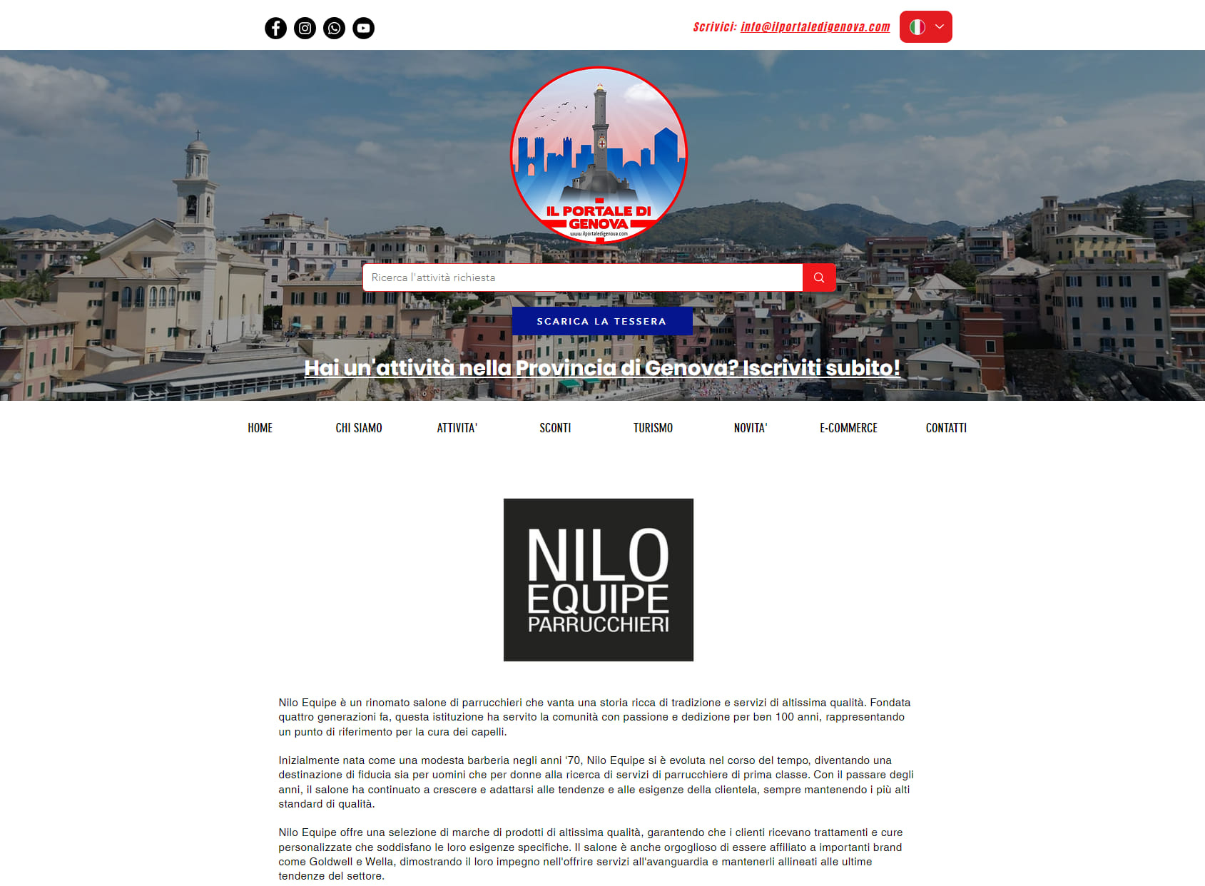 Nilo Equipe - Parrucchiere Genova