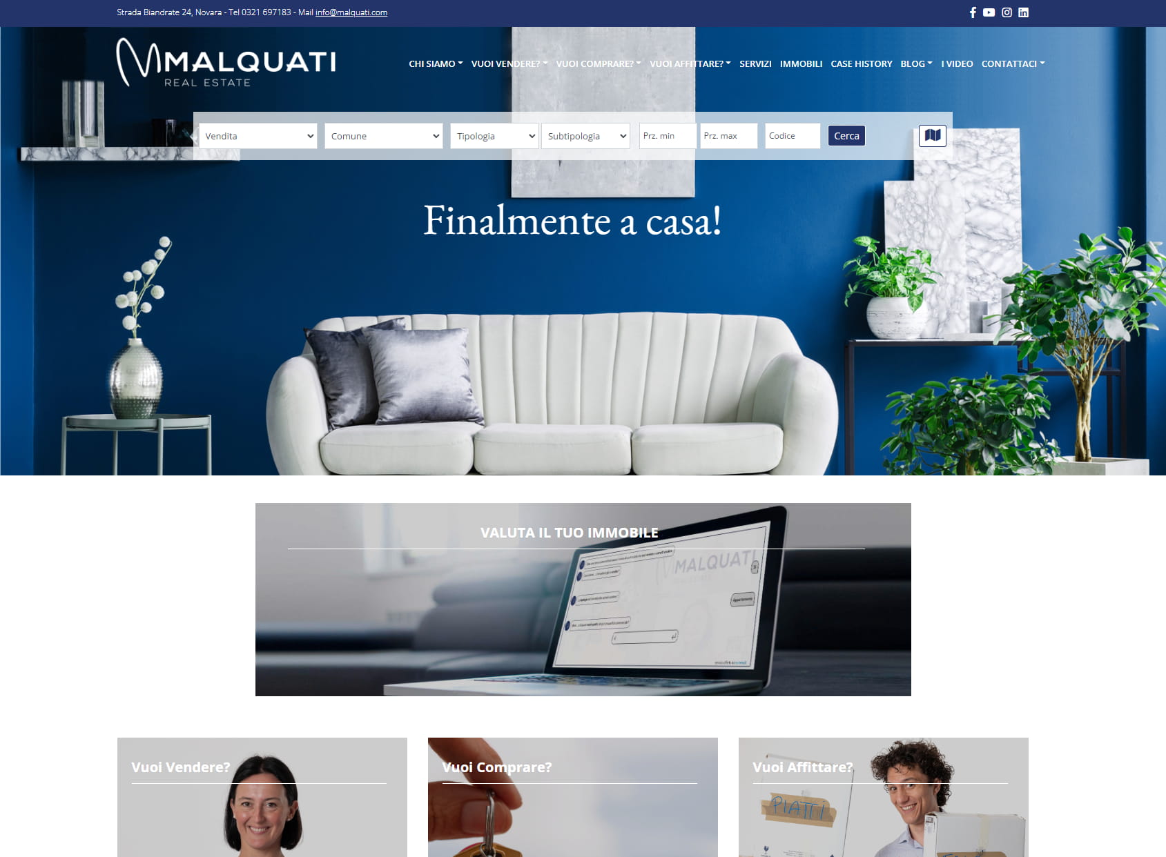 Malquati Real Estate - Real Estate Agency Novara