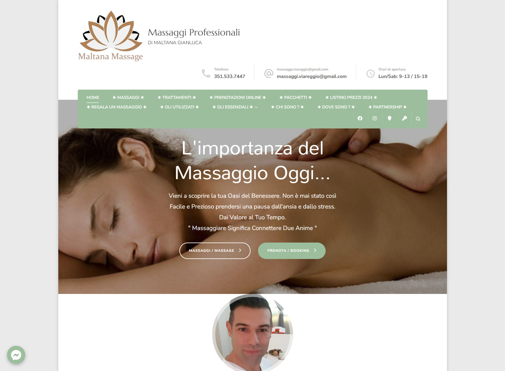 Massaggi Professionali Di Maltana Gianluca