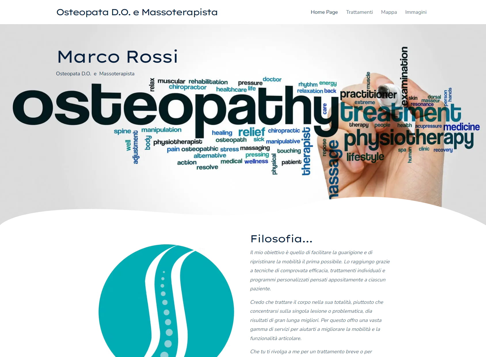 Marco Rossi Osteopata D.O. e Massoterapista massaggiatore - Sport e Benessere
