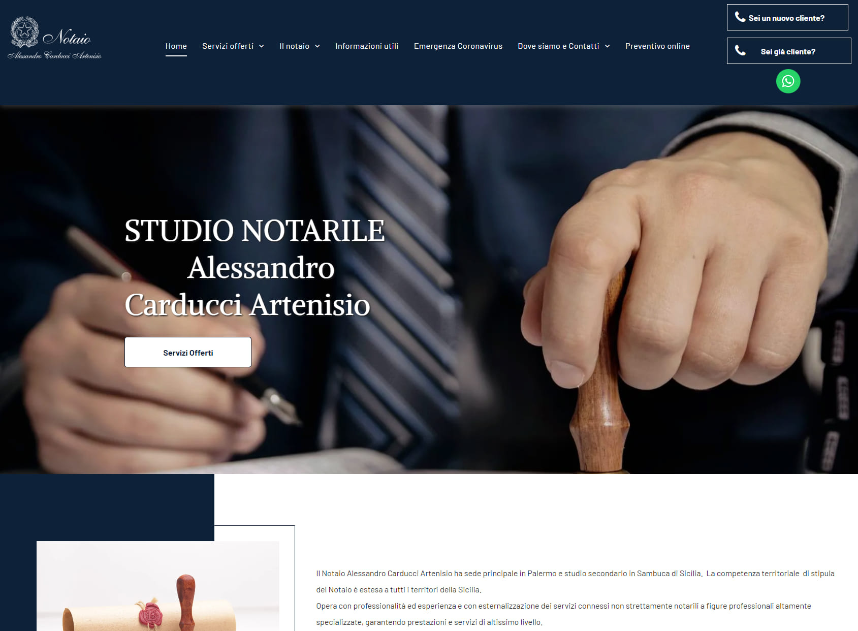 Studio Notarile del Notaio Alessandro Carducci Artenisio