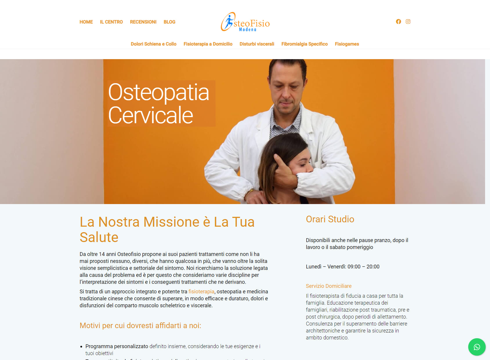Centro Osteofisio Modena - Osteopatia e Fisioterapia Modena