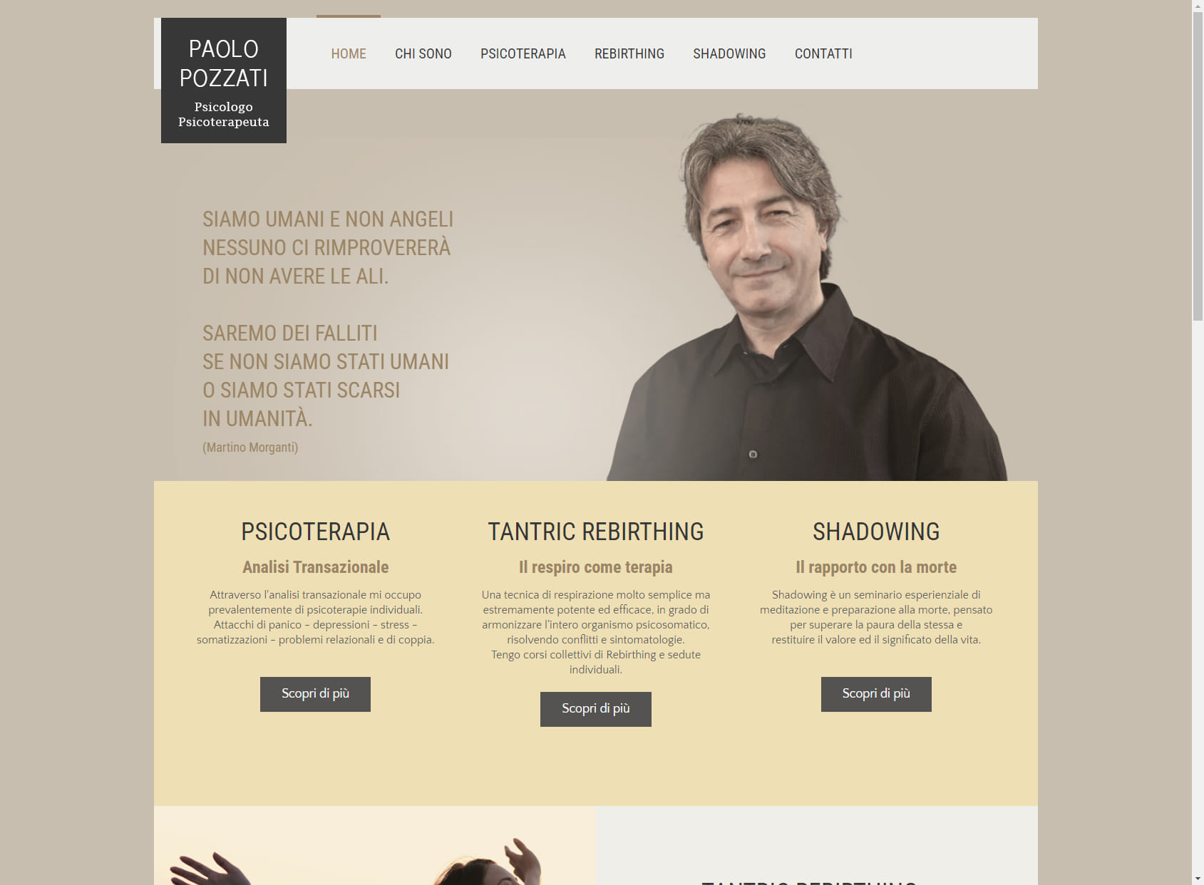 Dr. Paolo Pozzati, psicologo, psicoterapeuta, rebirther
