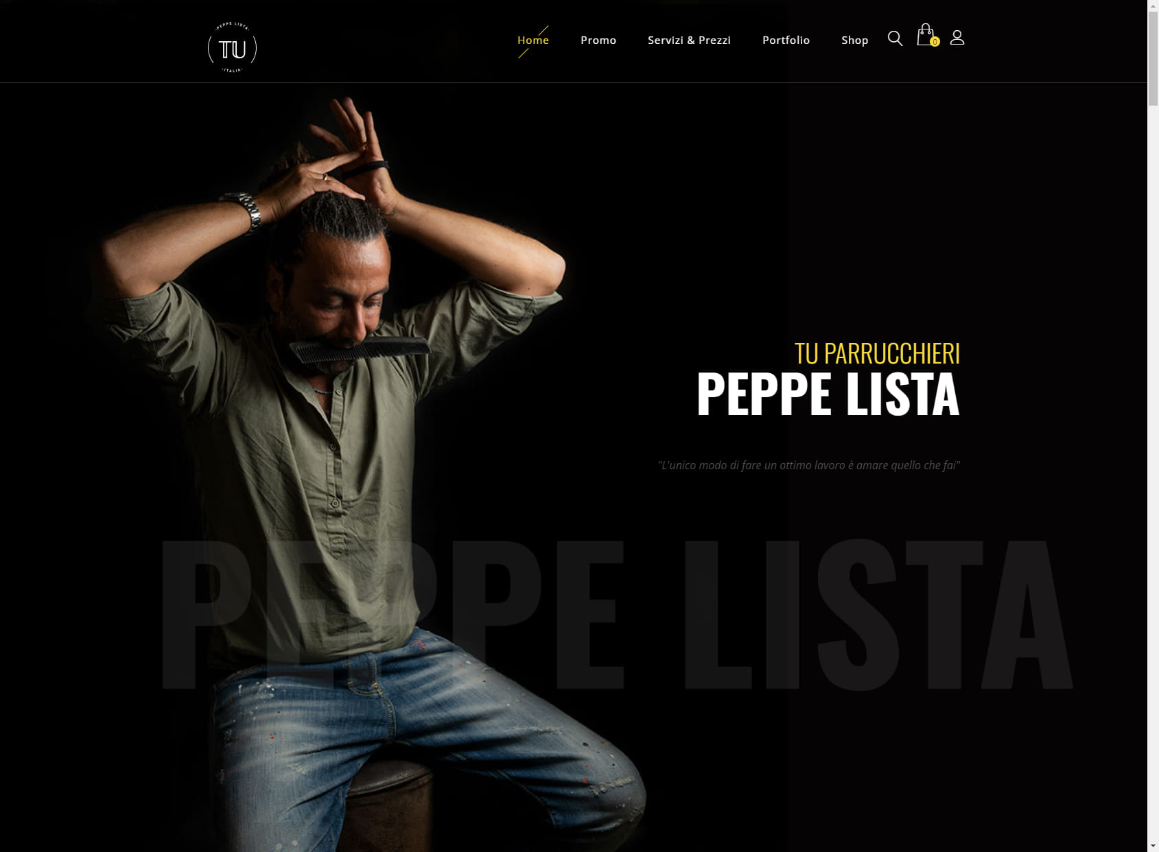 TU Peppe List Hairdressers Naples
