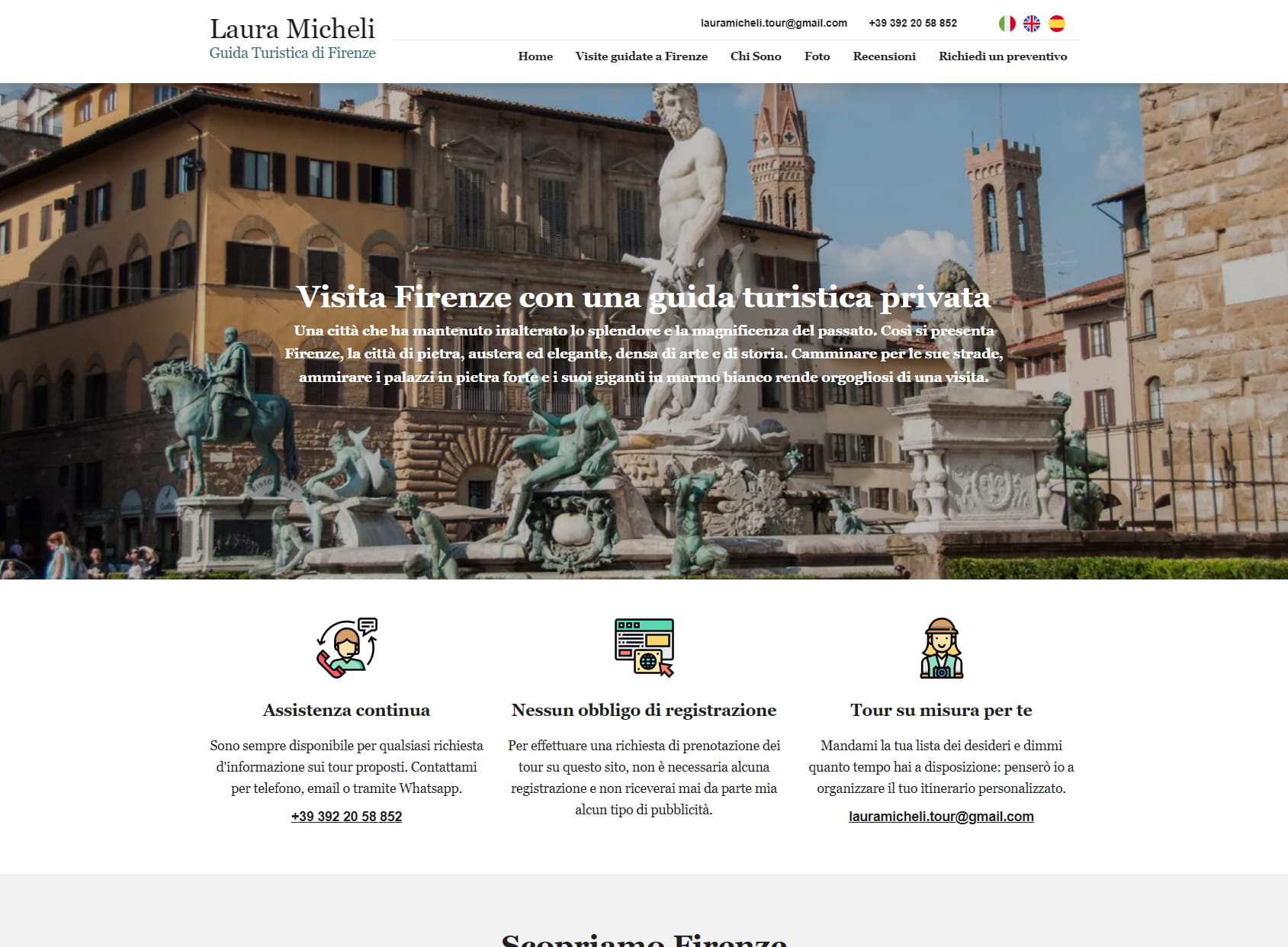Laura Micheli Guida turistica certificata locale Firenze
