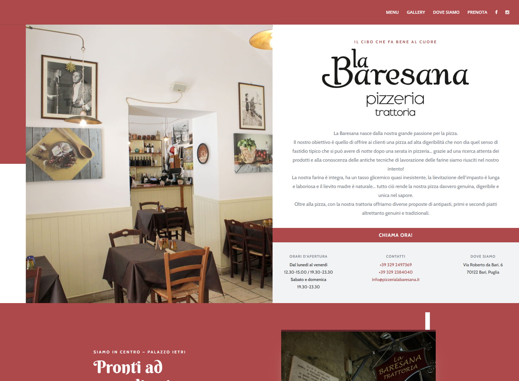 La Baresana | Trattoria Pizzeria