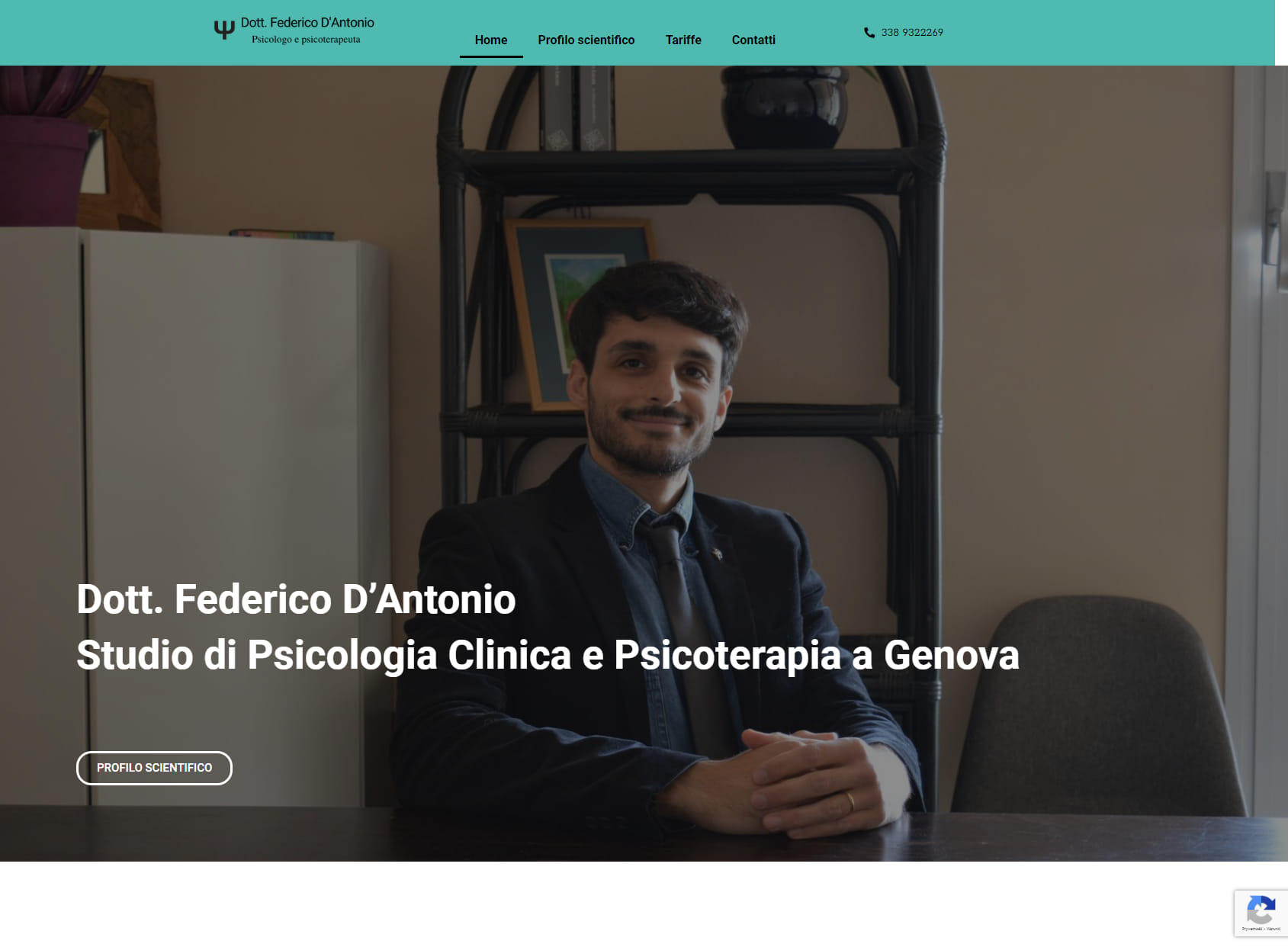 Dott. Federico D'Antonio - psicologo Genova