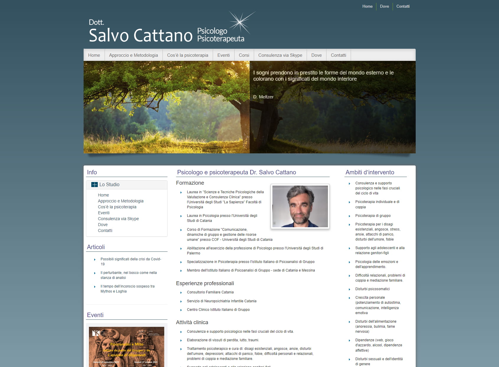 Salvo Cattano Psicologo Psicoterapeuta