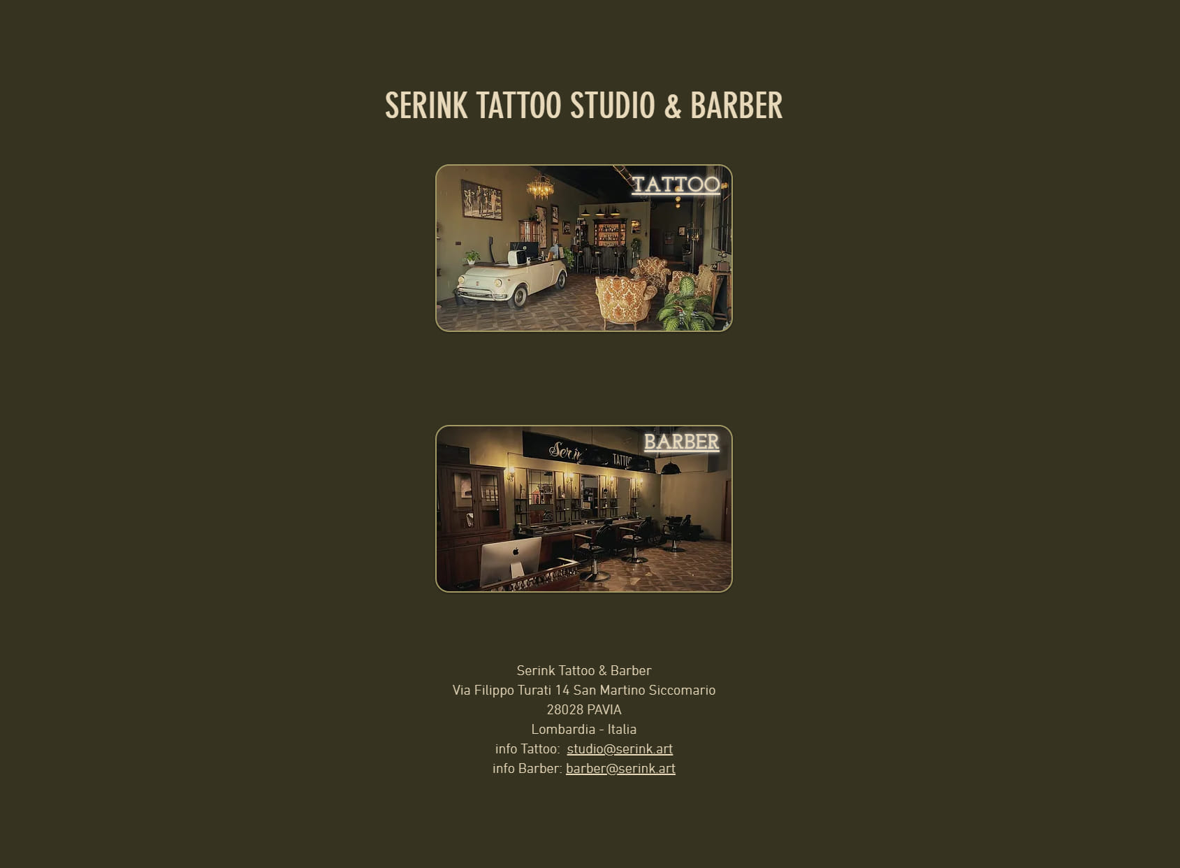 Ser.ink tattoo studio & barber Pavia