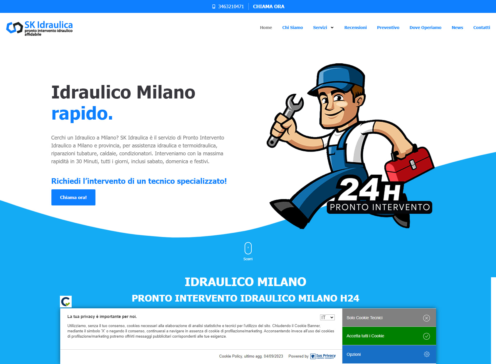 Idraulico Milano: il Pronto Intervento Economico