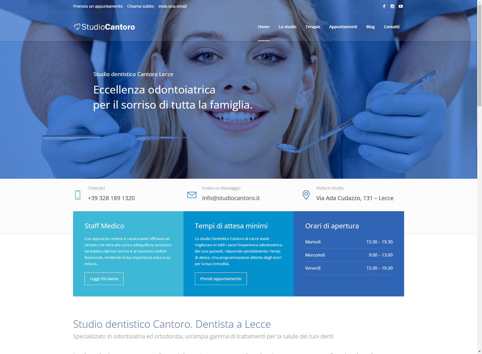 Studio Odontoiatrico Cantoro - Dentista a Lecce