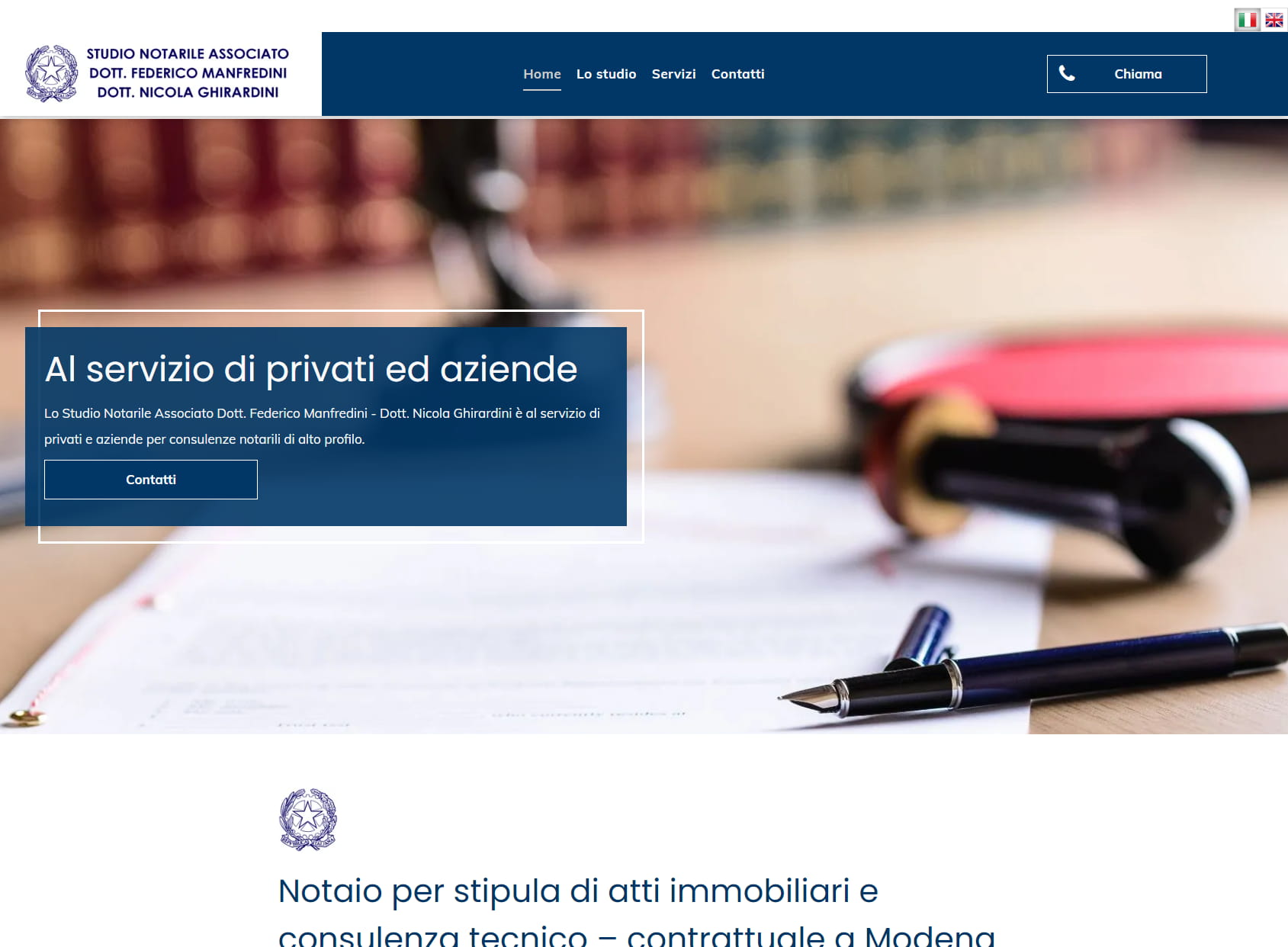 Studio Notarile Associato Dott. Federico Manfredini - Dott. Nicola Ghirardini