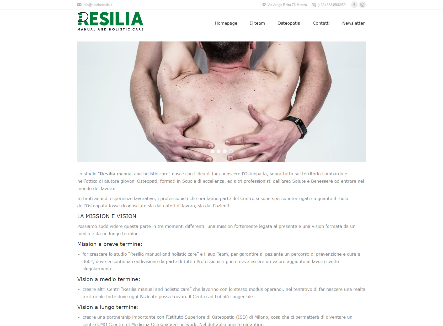 Resilia Manual and Holistic Care - Centro polifunzionale
