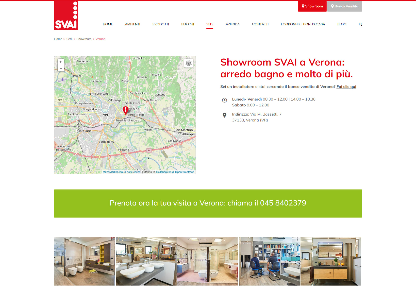 SVAI - Showroom Arredo Bagno Verona