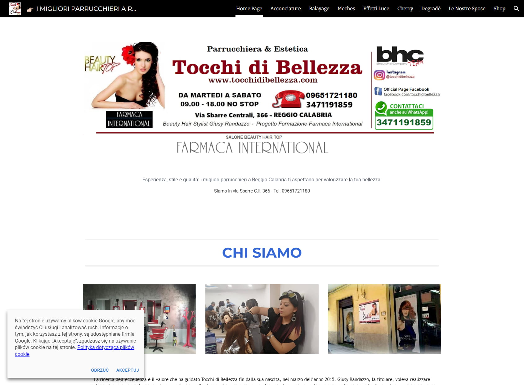 TOCCHI DI BELLEZZA  ‍♀️ I Migliori Parrucchieri a Reggio Calabria